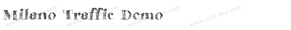 Milano Traffic Demo字体转换
